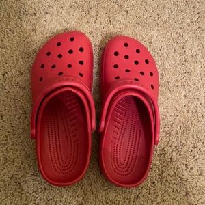 Red Crocs